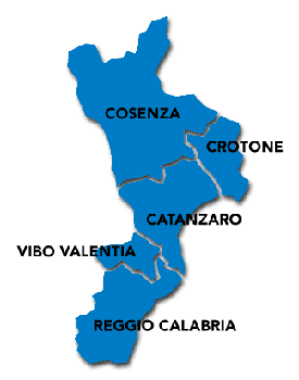 Operiamo in tutta la Calabria Province Calabresi